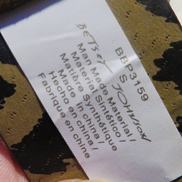 Betsey Johnson leopard print belt - Picture 5 of 6